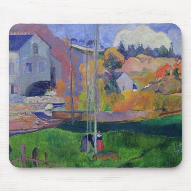 Paul Gauguin | Brittany landskap: daviden mal, Musmatta (Framsidan)