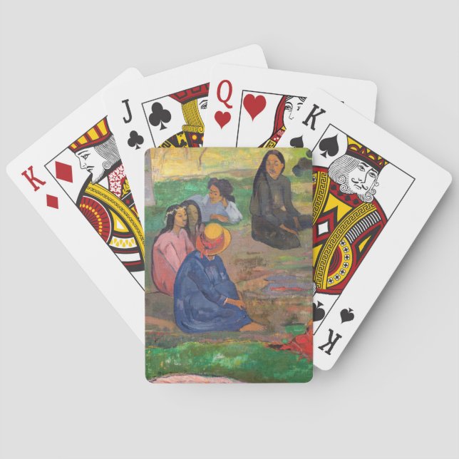 Paul Gauguin - Conversation/Les Parau Parau Casinokort (Baksidan)