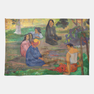 Paul Gauguin - Conversation/Les Parau Parau Kökshandduk