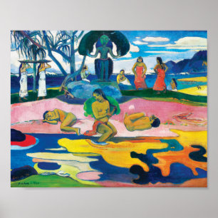 Paul Gauguin Day of the God (Mahana no atua) Art Poster