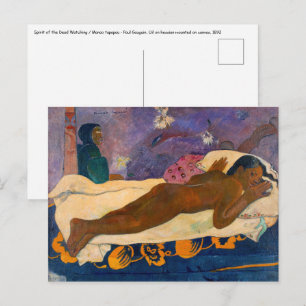 Paul Gauguin - De dödas ande vakar Vykort