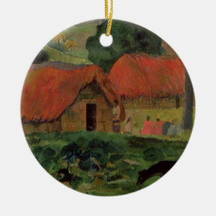 Paul Gauguin de tre kojorna, Tahiti, 1891-92 Julgransprydnad Keramik