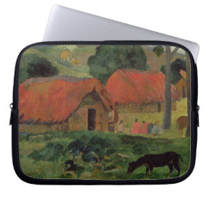 Paul Gauguin de tre kojorna, Tahiti, 1891-92 Laptop Fodral