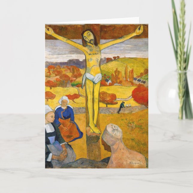 Paul Gauguin - Den gula Kristus Kort (Framsida)