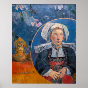 Paul Gauguin - Den vackra ängeln, Pont-aven Poster