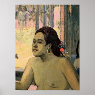 Paul Gauguin Eiaha Ohipa eller Tahitians i ett Poster