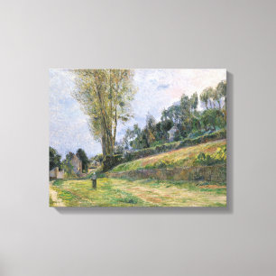 Paul Gauguin gata i Rouen Canvastryck