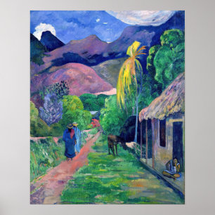 Paul Gauguin - Gata i Tahiti Poster