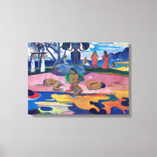 Paul Gauguin - Guds dag / Mahana no atua Canvastryck