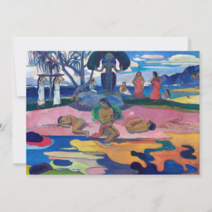 Paul Gauguin - Guds dag / Mahana no atua Inbjudningar