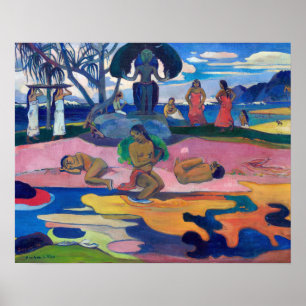 Paul Gauguin - Guds dag / Mahana no atua Poster