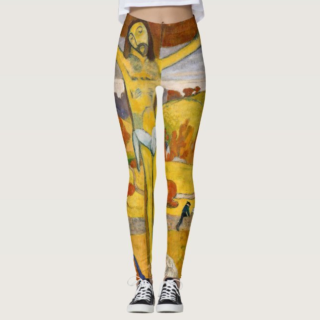 Paul Gauguin - Gulten Kristus Leggings (Framsida)