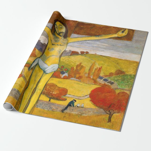 Paul Gauguin - Gulten Kristus Presentpapper (Utrullad)