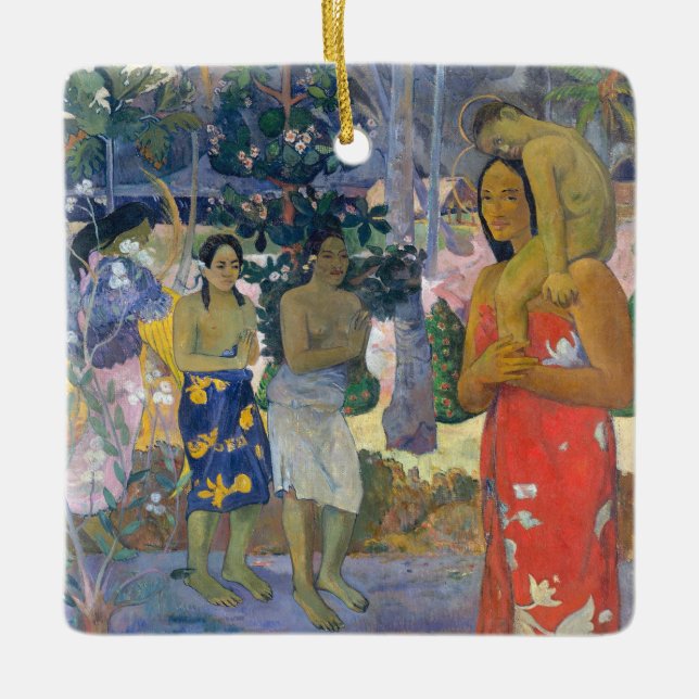 Paul Gauguin - Hail Mary / Ia Orana Maria Julgransprydnad Keramik (Framsida)