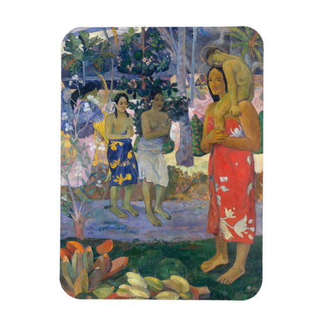 Paul Gauguin - Hail Mary / Ia Orana Maria Magnet (Vertikal)