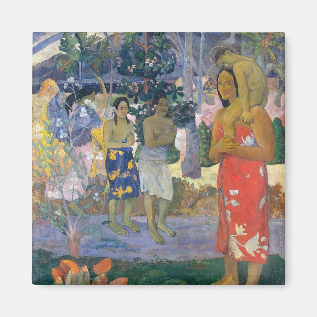 Paul Gauguin - Hail Mary / Ia Orana Maria Magnet (Framsidan)