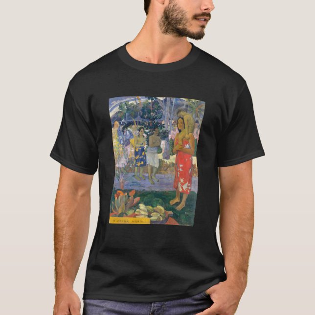 Paul Gauguin - Hail Mary / Ia Orana Maria T Shirt (Framsida)