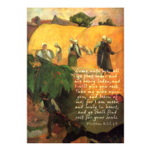 Paul Gauguin Haymade with Scripture Verse