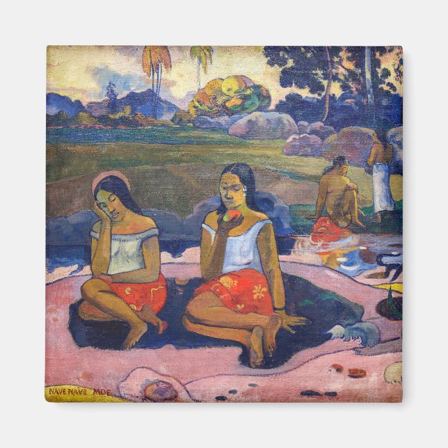 Paul Gauguin - Helig källa, söta drömmar Magnet (Framsidan)