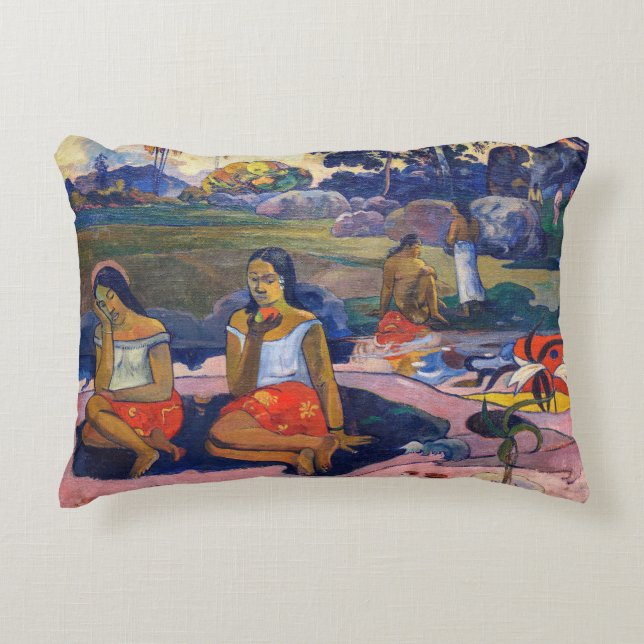 Paul Gauguin - Helig källa, söta drömmar Prydnadskudde (Framsidan)