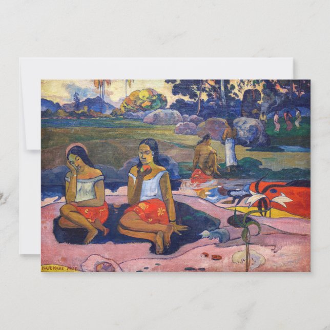 Paul Gauguin - Helig Vår, Sweet Dreams Tack Kort (Framsida)