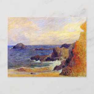 Paul Gauguin - Klippig kust Fint konstverk Vykort