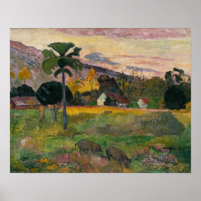 Paul Gauguin - Komen här Poster (Framsidan)