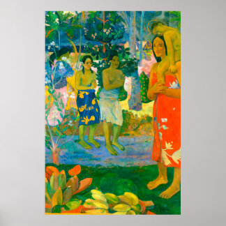 Paul Gauguin "La Orana Maria (Hälsningar Maria)" Poster