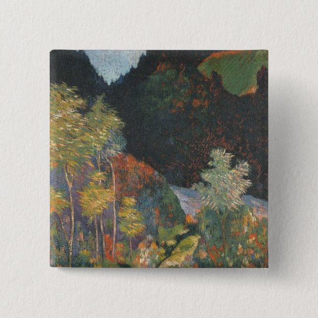 Paul Gauguin | landskap Knapp (Framsida)