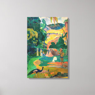 Paul Gauguin - Landskap med påfåglar / Matamoe Canvastryck