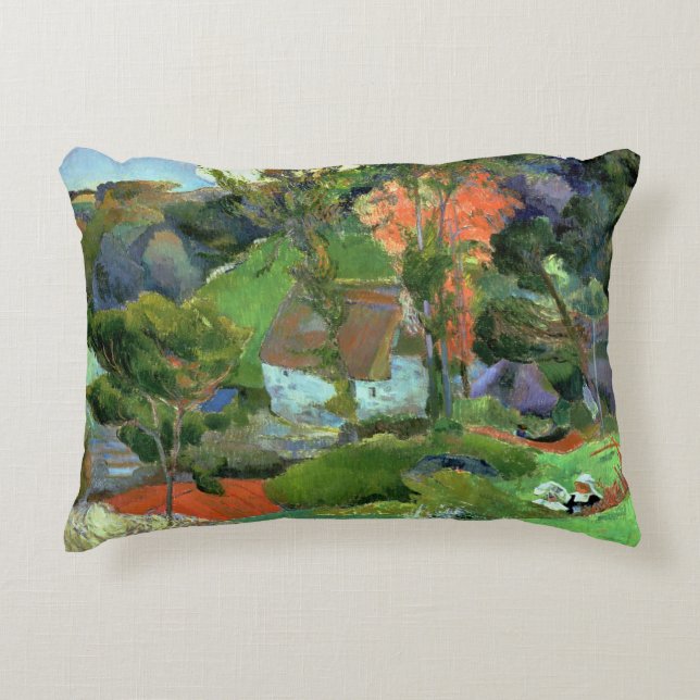 Paul Gauguin | landskap på Pont Aven, 1888 Prydnadskudde (Framsidan)