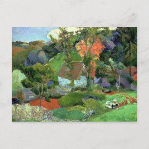 Paul Gauguin landskap på Pont Aven, 1888 Vykort
