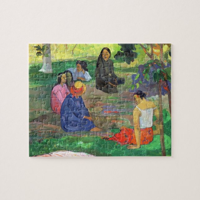 Paul Gauguin | Les Parau Parau (gossipersna) Pussel (Horisontell)
