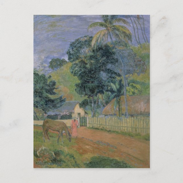 Paul Gauguin | Liggande, 1899 Vykort (Framsida)