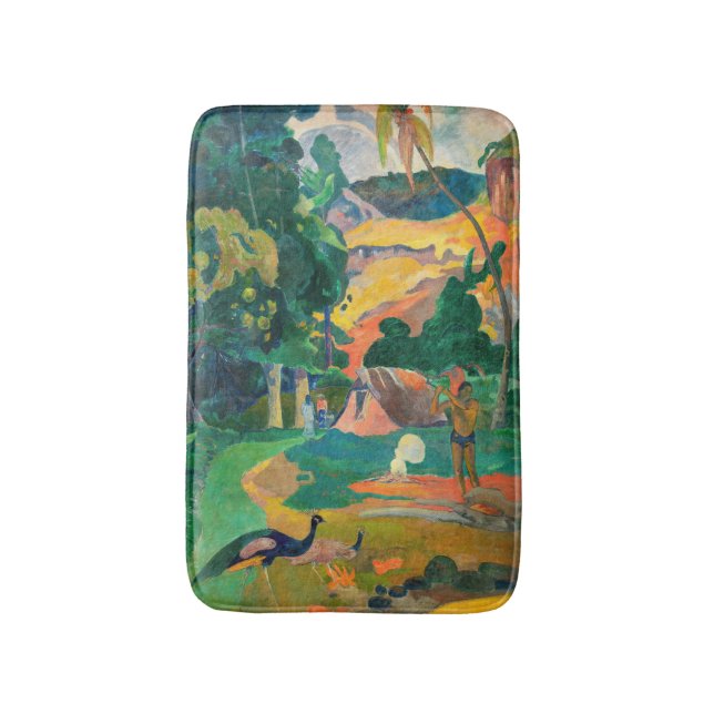 Paul Gauguin - Liggande med Peacocks / Matamoe Badrumsmatta (Framsidan (Vertikal))