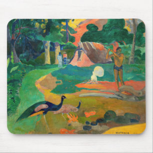 Paul Gauguin - Liggande med Peacocks / Matamoe Musmatta