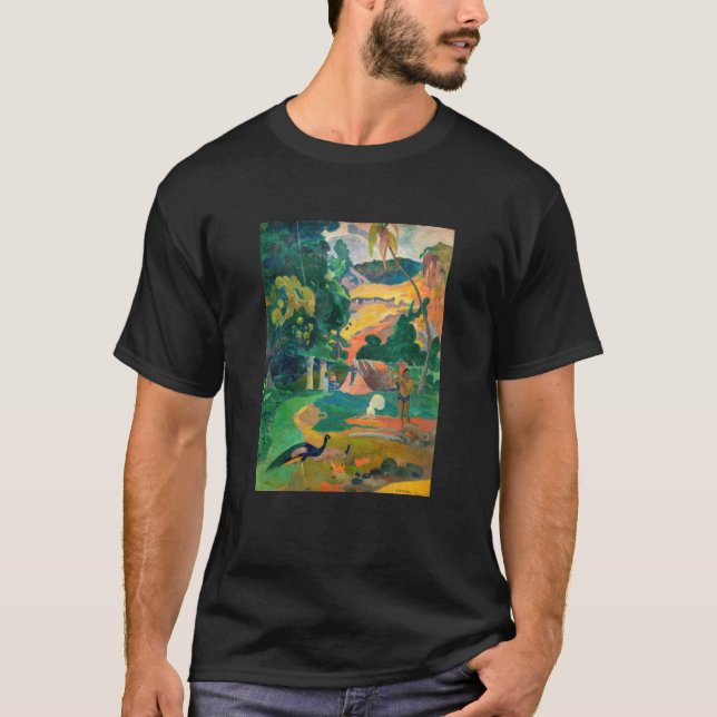 Paul Gauguin - Liggande med Peacocks / Matamoe T Shirt (Framsida)