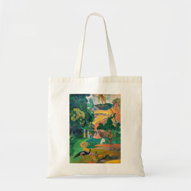 Paul Gauguin - Liggande med Peacocks / Matamoe Tygkasse (Framsidan)