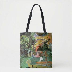 Paul Gauguin Matamoe eller, landskap med Tygkasse