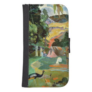 Paul Gauguin  Matamoe eller, Liggande med Peacocks Galaxy S4 Plånbok