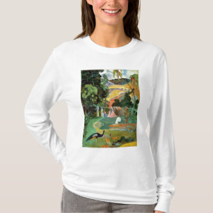 Paul Gauguin Matamoe eller, Liggande med Peacocks Tee