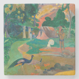 Paul Gauguin Matamoe Landscape med Peacocks Stenunderlägg