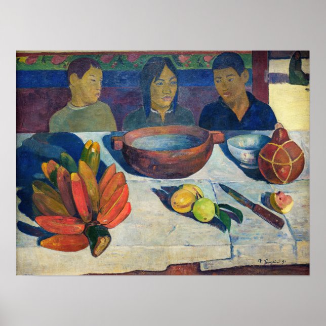 Paul Gauguin - Meal / Bananas Poster (Framsidan)