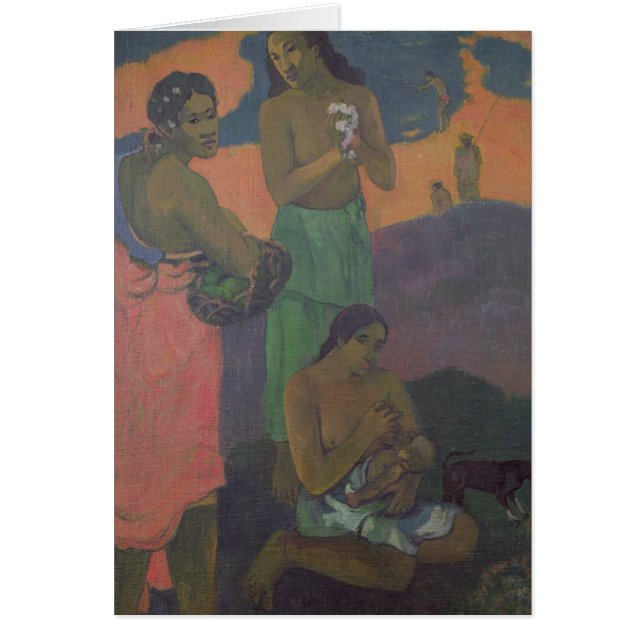 Paul Gauguin | Moderskap, eller tre kvinnor i Se Hälsningskort (Framsidan)