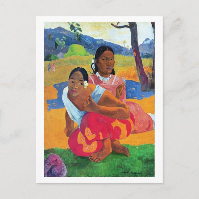 Paul Gauguin | Nafea Faaipoipo (När är du Getti) Vykort (Framsida)