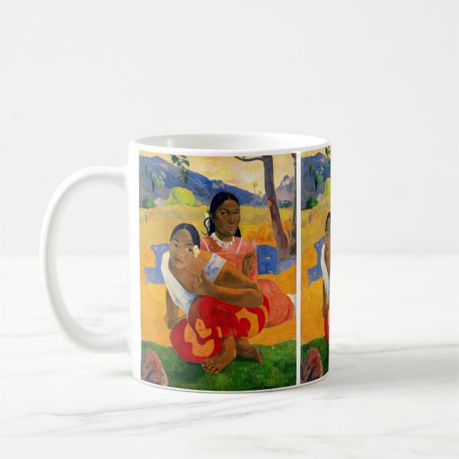 Paul Gauguin - När gifter du dig? Kaffemugg (Vänster)