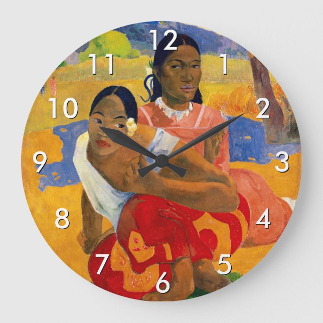 Paul Gauguin - När gifter du dig? Stor Klocka (Framsida)
