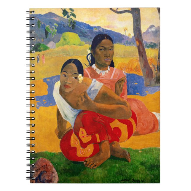 Paul Gauguin, när ska du gifta dig? Anteckningsbok (Framsidan)
