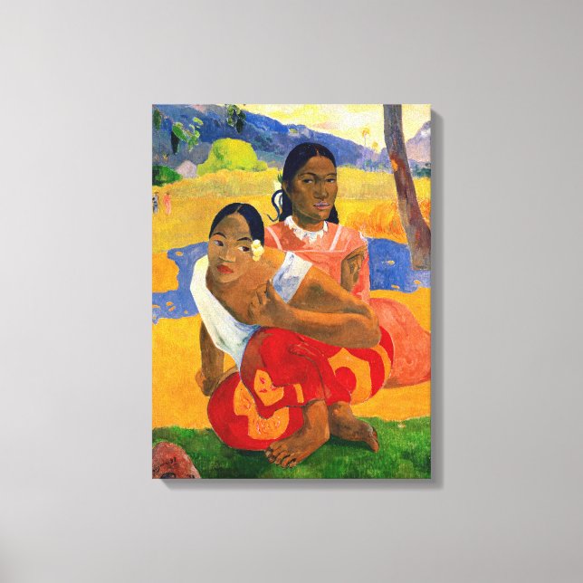 Paul Gauguin, när ska du gifta dig? Canvastryck (Framsida)