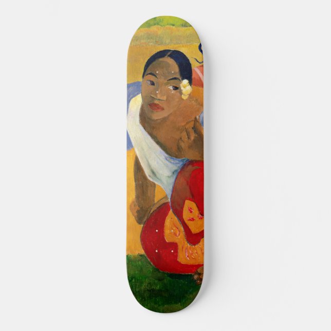 Paul Gauguin, när ska du gifta dig? Mini Skateboard Bräda 18,5 Cm (Framsida)